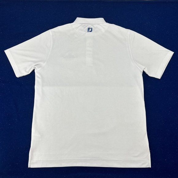 Foot Joy Shirt Mens XL White Polo Athletic Fit‎ Bardmoor Golf &Tennis Club - Picture 6 of 11